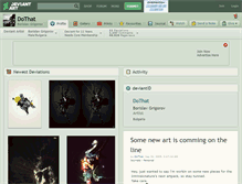 Tablet Screenshot of dothat.deviantart.com