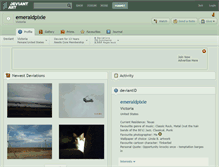 Tablet Screenshot of emeraldpixie.deviantart.com