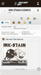 Mobile Screenshot of ink-stain-comics.deviantart.com