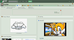 Desktop Screenshot of foxtails.deviantart.com