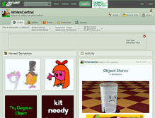 Tablet Screenshot of mrmencentral.deviantart.com