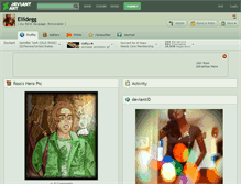 Tablet Screenshot of ellidegg.deviantart.com