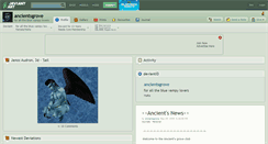Desktop Screenshot of ancientsgrove.deviantart.com