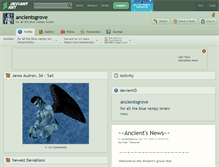 Tablet Screenshot of ancientsgrove.deviantart.com