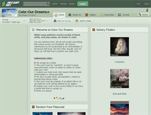 Tablet Screenshot of color-our-dreams.deviantart.com