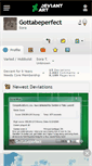 Mobile Screenshot of gottabeperfect.deviantart.com