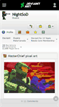 Mobile Screenshot of nightsod.deviantart.com