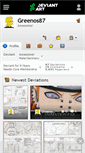 Mobile Screenshot of greenos87.deviantart.com
