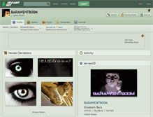 Tablet Screenshot of barawentb00m.deviantart.com