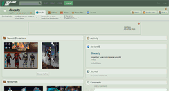 Desktop Screenshot of dineasty.deviantart.com