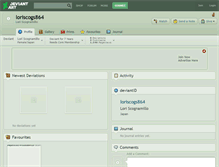 Tablet Screenshot of loriscogs864.deviantart.com