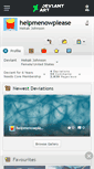 Mobile Screenshot of helpmenowplease.deviantart.com