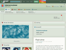 Tablet Screenshot of helpmenowplease.deviantart.com