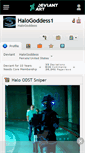 Mobile Screenshot of halogoddess1.deviantart.com