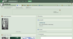 Desktop Screenshot of copper-kid.deviantart.com