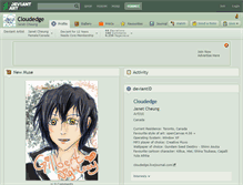 Tablet Screenshot of cloudedge.deviantart.com