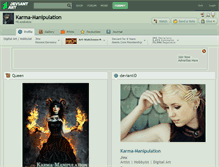Tablet Screenshot of karma-manipulation.deviantart.com