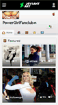 Mobile Screenshot of powergirlfanclub.deviantart.com