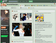 Tablet Screenshot of powergirlfanclub.deviantart.com