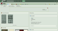 Desktop Screenshot of mojix.deviantart.com