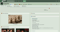 Desktop Screenshot of divinorumus.deviantart.com