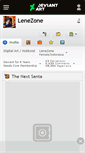 Mobile Screenshot of lenezone.deviantart.com