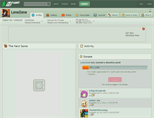 Tablet Screenshot of lenezone.deviantart.com