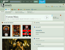 Tablet Screenshot of anima676.deviantart.com