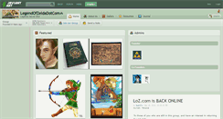 Desktop Screenshot of legendofzeldadotcom.deviantart.com