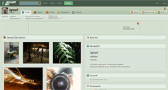 Desktop Screenshot of lightelf.deviantart.com