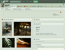 Tablet Screenshot of lightelf.deviantart.com