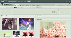 Desktop Screenshot of demandoflove.deviantart.com