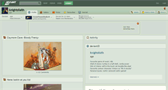 Desktop Screenshot of knightsfaith.deviantart.com