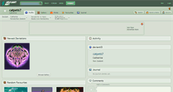 Desktop Screenshot of catpet67.deviantart.com