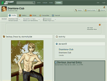 Tablet Screenshot of dramione-club.deviantart.com