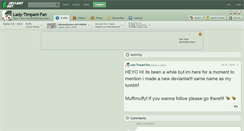 Desktop Screenshot of lady-timpani-fan.deviantart.com