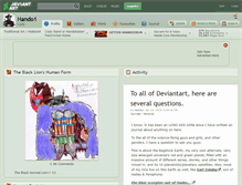 Tablet Screenshot of hando1.deviantart.com