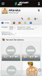 Mobile Screenshot of mkavalus.deviantart.com