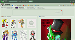 Desktop Screenshot of chaoscroc.deviantart.com