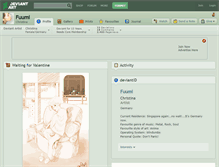 Tablet Screenshot of fuumi.deviantart.com