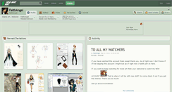 Desktop Screenshot of faithangel.deviantart.com