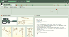 Desktop Screenshot of hamsterpaj.deviantart.com