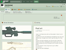 Tablet Screenshot of hamsterpaj.deviantart.com