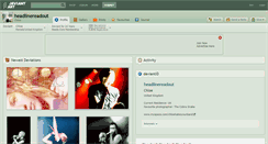 Desktop Screenshot of headlinereadout.deviantart.com