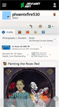 Mobile Screenshot of phoenixfire530.deviantart.com