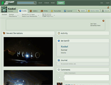 Tablet Screenshot of kookel.deviantart.com