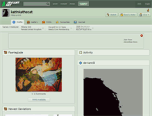 Tablet Screenshot of katinkathecat.deviantart.com