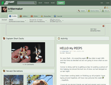 Tablet Screenshot of krittermaker.deviantart.com