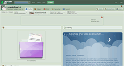 Desktop Screenshot of lucariorose24.deviantart.com