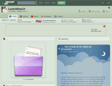 Tablet Screenshot of lucariorose24.deviantart.com